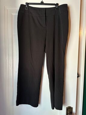 Apt. 9 Black Women's Straight-Leg Dress Pants